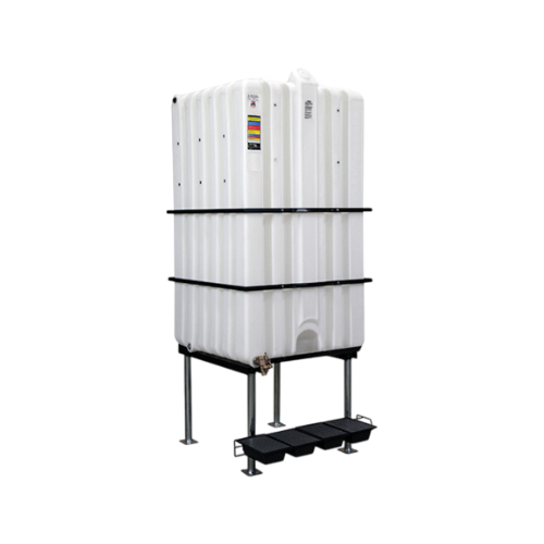 310 Gallon Rhino Tuff Tanks Double Ring Gravity Feed System No Valve (RTT-6500-NV) - product photo