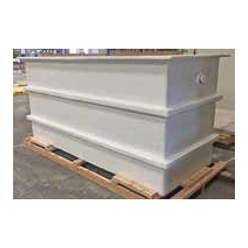 Peabody Engineering FRP rectangular tank with cover (Peabody price book)