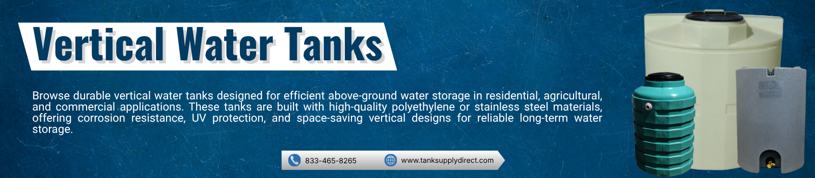 Vertical Water Tanks