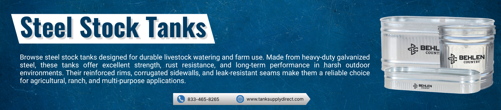 Steel Stock Tanks
