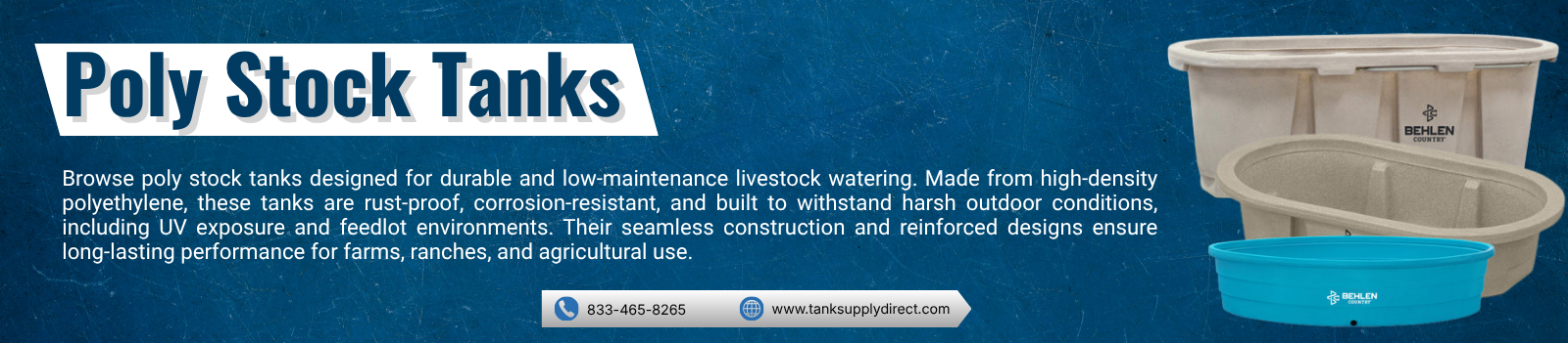 Poly Stock Tanks