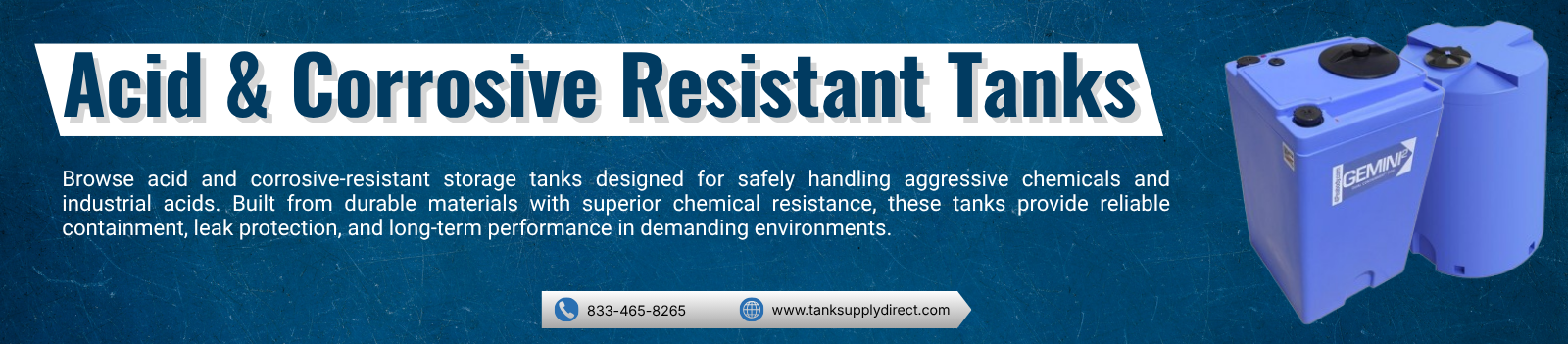 Acid & Corrosive Resistant Tanks