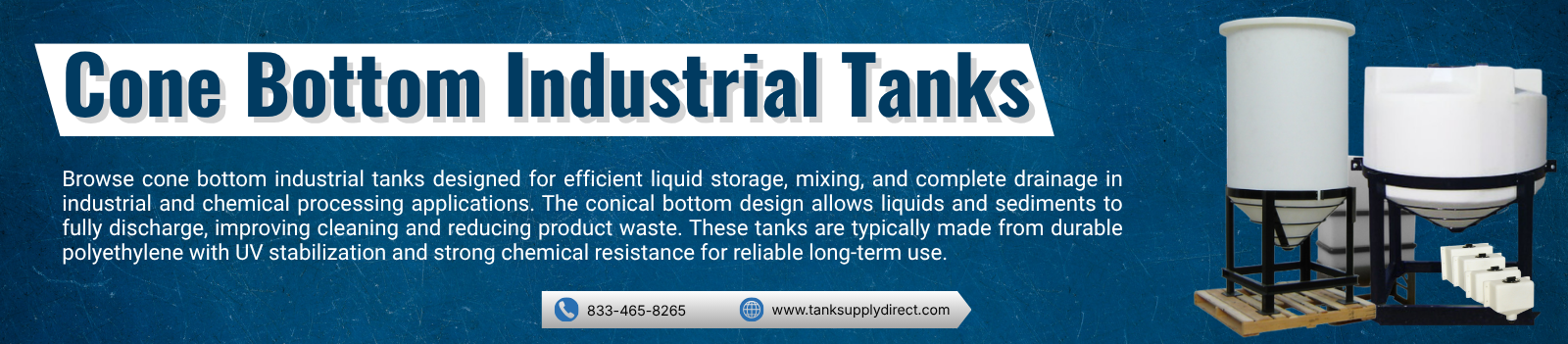 Cone Bottom Industrial Tanks