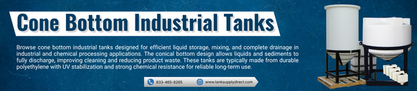 Cone Bottom Industrial Tanks
