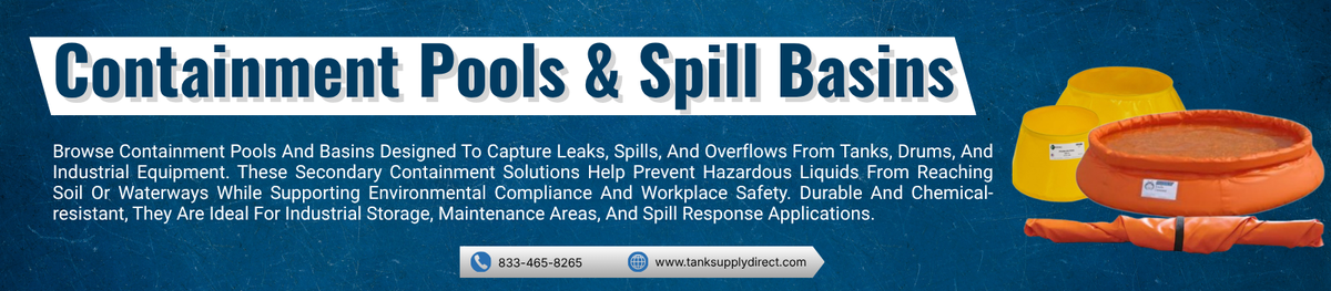 Containment Vats Pool Containment Pools & Basins – Tank Supply Direct
