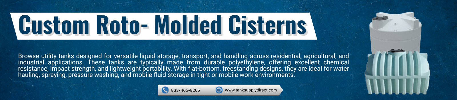 Custom Roto-Molding Cisterns