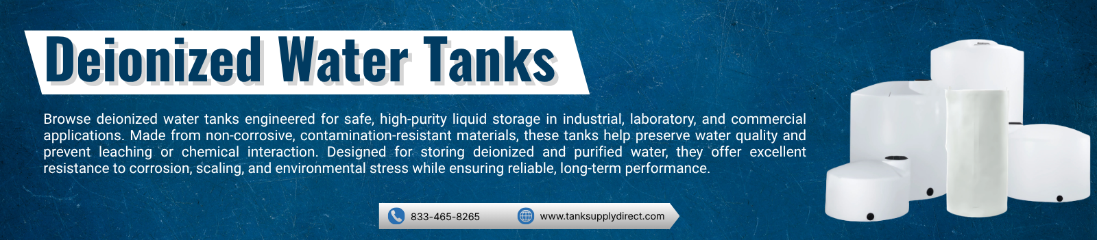 Deionized Water Tanks