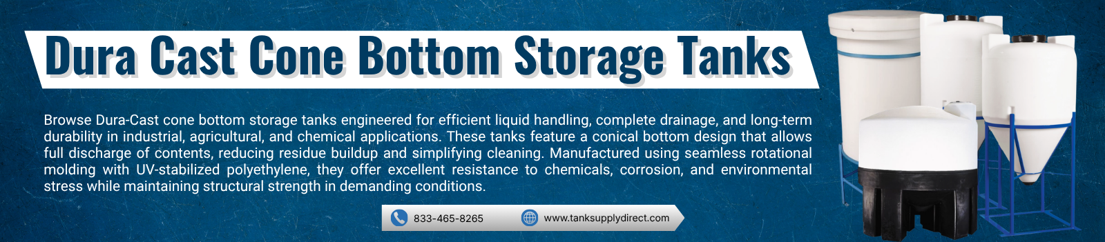 Dura-Cast Cone Bottom Storage Tanks