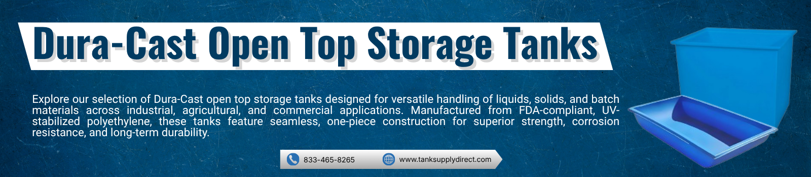 Dura-Cast Open Top Storage Tanks