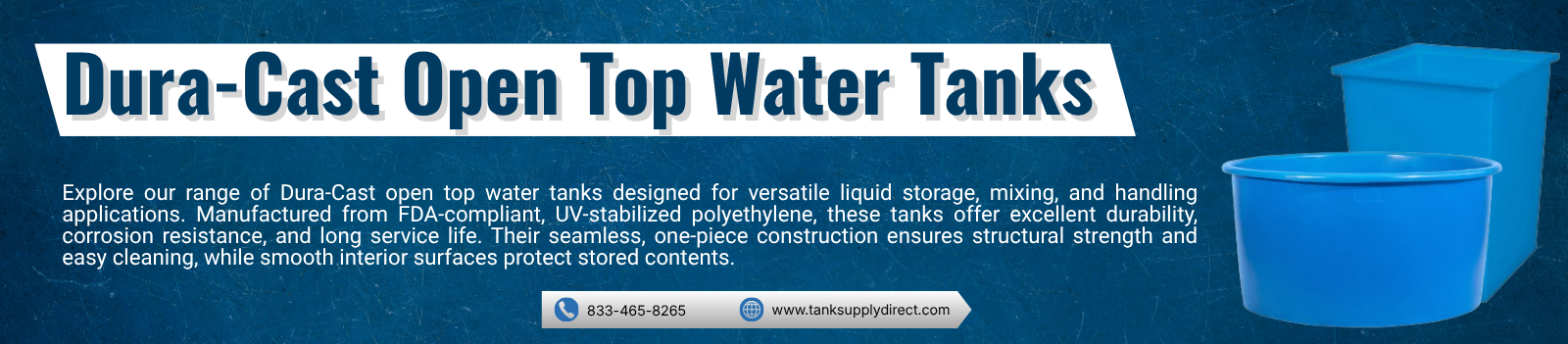 Dura-Cast Open Top Water Tanks