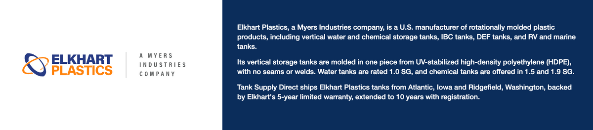 Elkhart Plastics Tanks