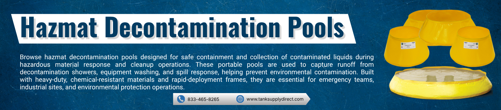 Hazmat Decontamination Pool