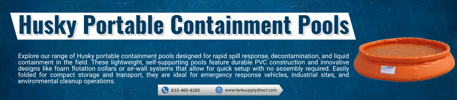 Husky Portable Containment Pools