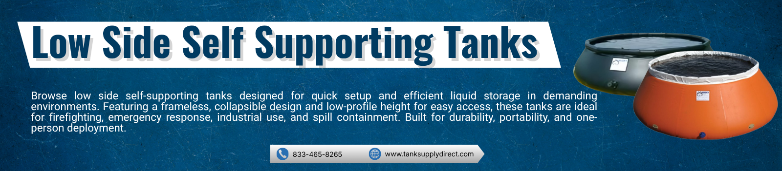 Low Side Self Supporting Tank
