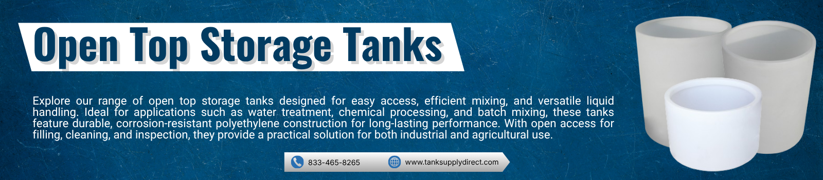 Open Top Storage Tanks