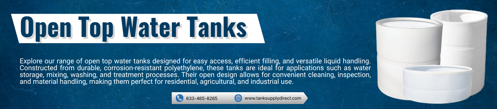 Open Top Water Tanks