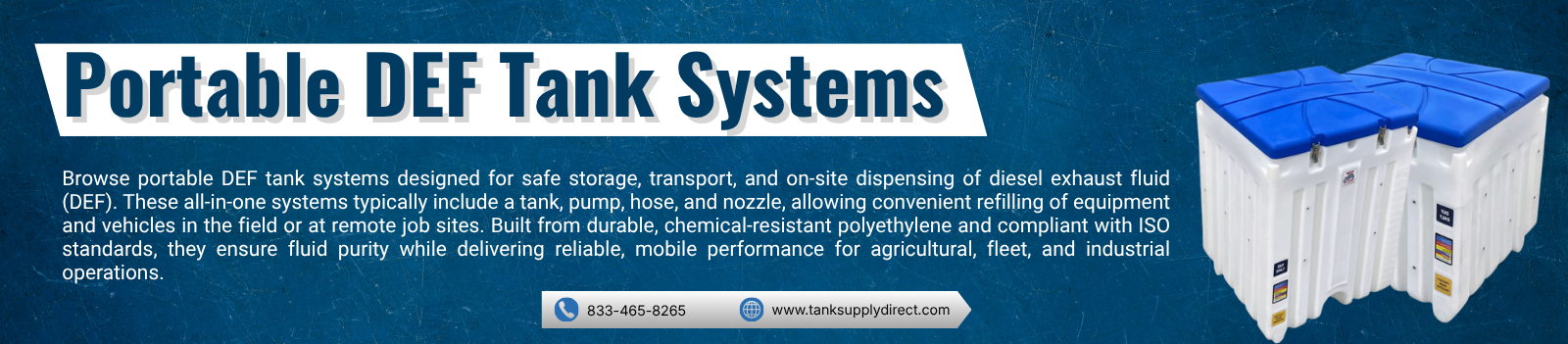 Portable DEF Tank System