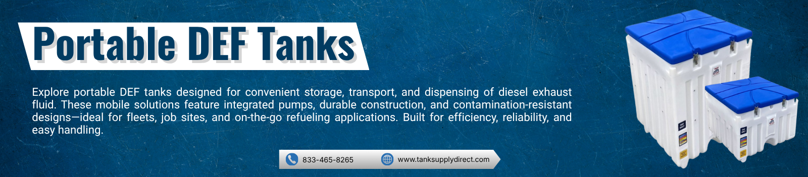 Portable DEF Tanks