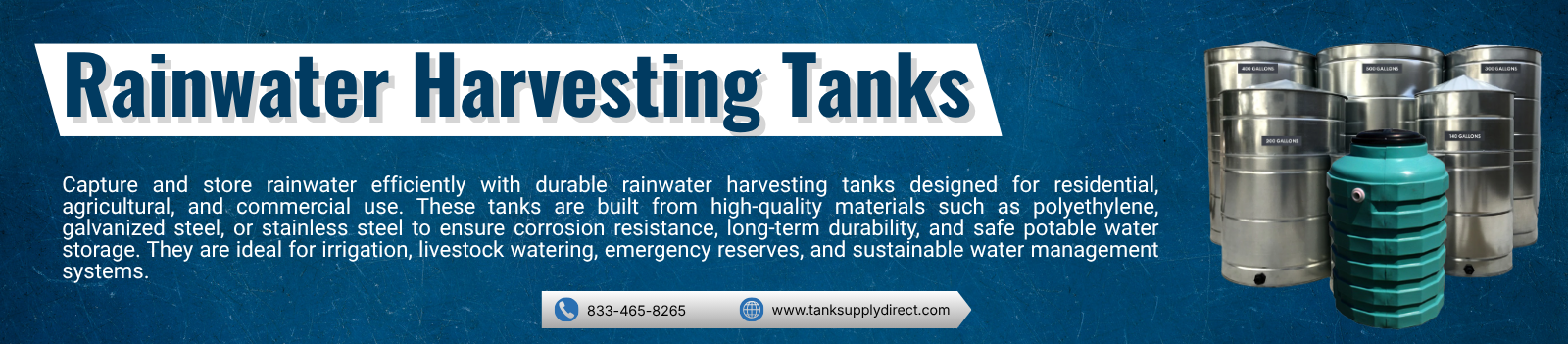 Rainwater Harvesting Tanks