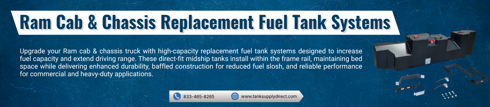 Ram Cab Chassis Replacement Fuel Tank Systems