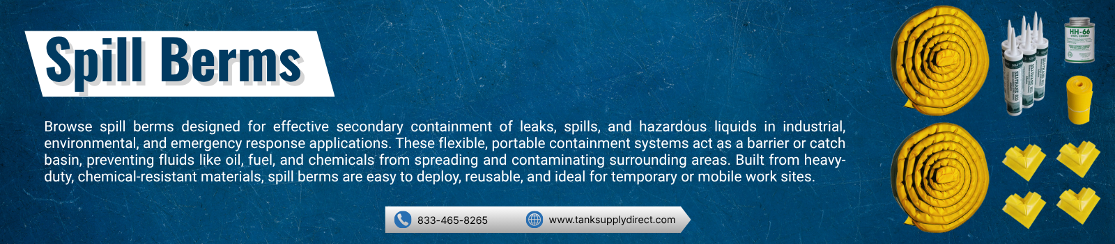 Collection Berm Spill berms – Tank Supply Direct