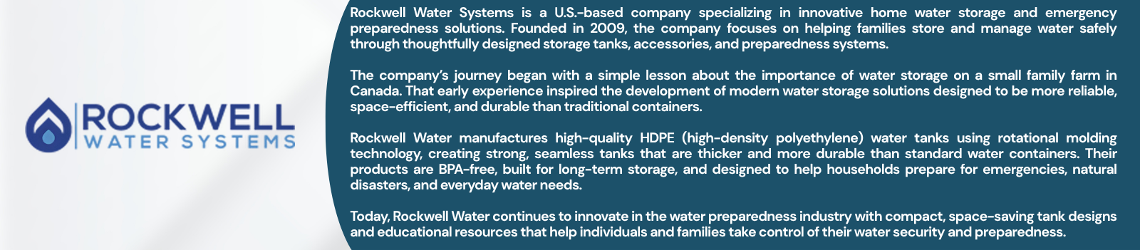 Rockwell Water Tanks