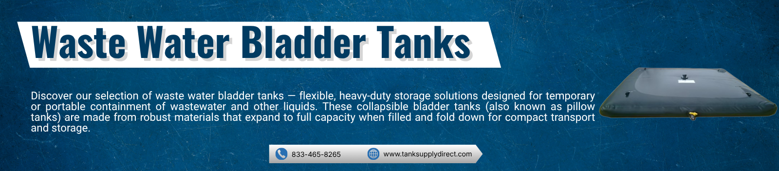Waste Water Bladder Tanks