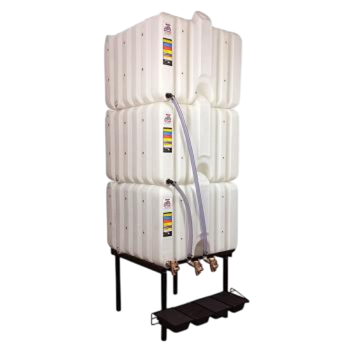 120/120/120 Gallon Rhino Tuff Tanks Complete Gravity Feed System  (MPN: RTT-6222)