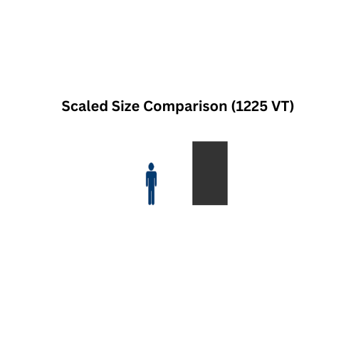 1225 Gallon Custom Roto-Molding Vertical Tank (MPN: 1225 VT FW)