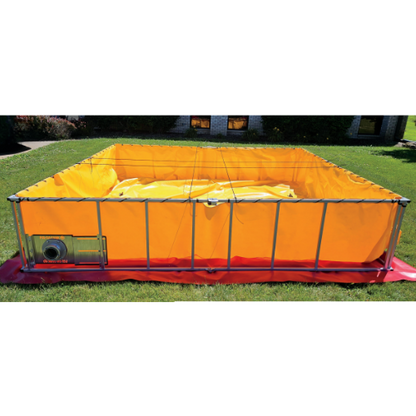 4000 Gallon/ 15000 Liter Fol-Da-Tank Portable Folding Frame Tank (MPN: FDT-4000/15000)