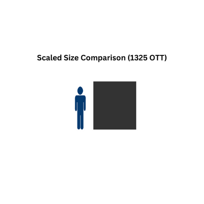 1325 Gallon Custom Roto-Mold Plastic Open Top Tank (MPN 1325 OTT)