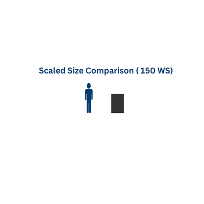 150 Gallon HDPE Custom Roto-Molding Vertical Tank (MPN: 150 WS)