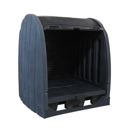 Enpac 4 Drum Outdoor Storage Spill Containment Shed (MPN: 4064-BD)