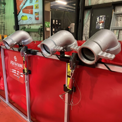 FGSLHD 2.5 Inches Fol-Da-Tank Double Supply Line Holder (MPN: SLHD-2.5)