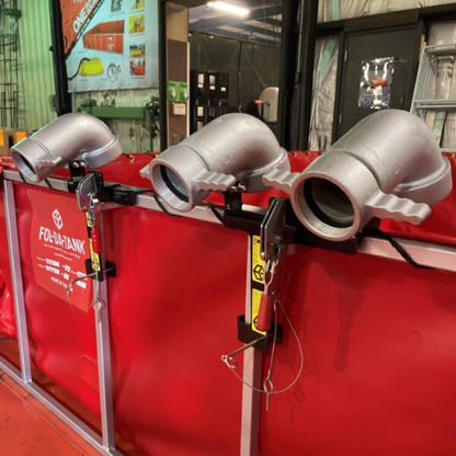 FGSLHD 2.5 Inches Fol-Da-Tank Double Supply Line Holder (MPN: SLHD-2.5)