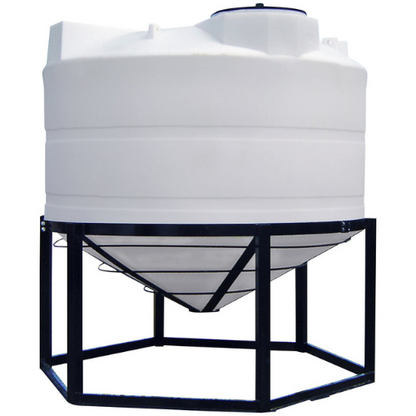 1000 Gallon Custom Roto-Mold Plastic Cone Bottom Tank (MPN 1000 CB)