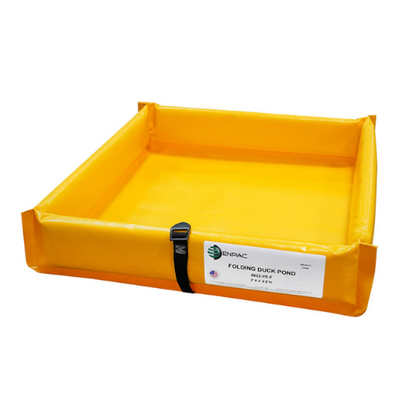 ENPAC 3'x3'x6" Folding Duck Pond Mini Berm (MPN: 5633-YE-F)