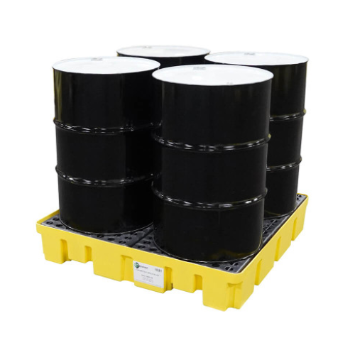 Enpac 4 Drum Slim-Line Poly Spill Pallet (MPN: 5400-YE)