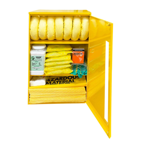ENPAC Extra Large Wall-Mount Cabinet Spill Kit, Aggressive (MPN: 13-WMXL-A)