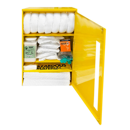ENPAC Extra Large Wall-Mount Cabinet Spill Kit, Oil Only (MPN: 13-WMXL-O)