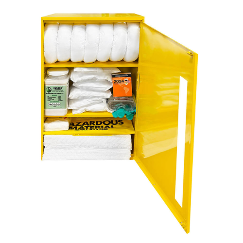 ENPAC Extra Large Wall-Mount Cabinet Spill Kit, Oil Only (MPN: 13-WMXL-O)