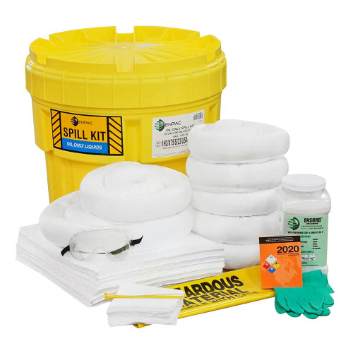 ENPAC 20-Gallon Salvage Drum Spill Kit, Oil Only  (MPN: 1322-YE)