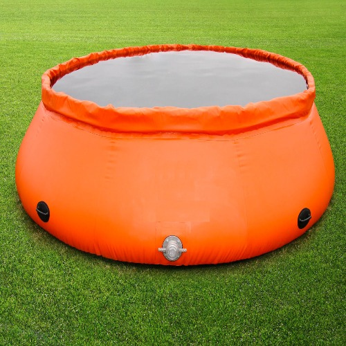 250 Gallon Self-Supporting Tank- 22 Oz HPR® (Red Yellow) Fire Department Fol-Da-Tank (MPN: SSTFD-250)