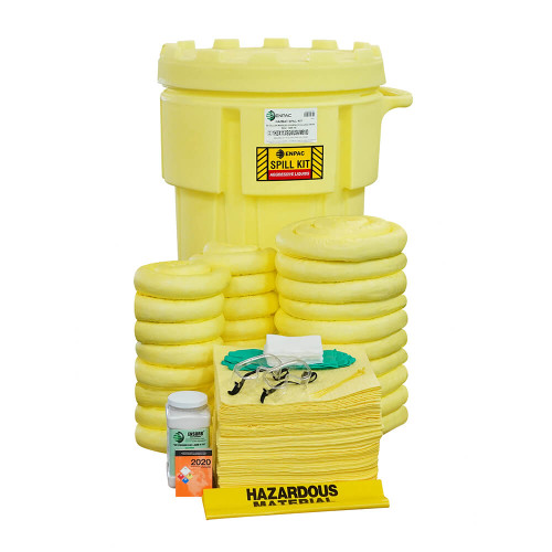 ENPAC 95-Gallon Wheeled Salvage Drum Spill Kit, Aggressive (MPN: 1398-YE)