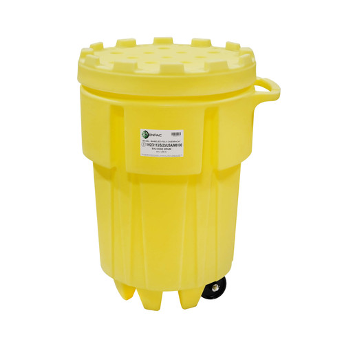 Enpac 95-Gallon Wheeled Poly-Overpack® Salvage Drum (MPN: 1299-YE)