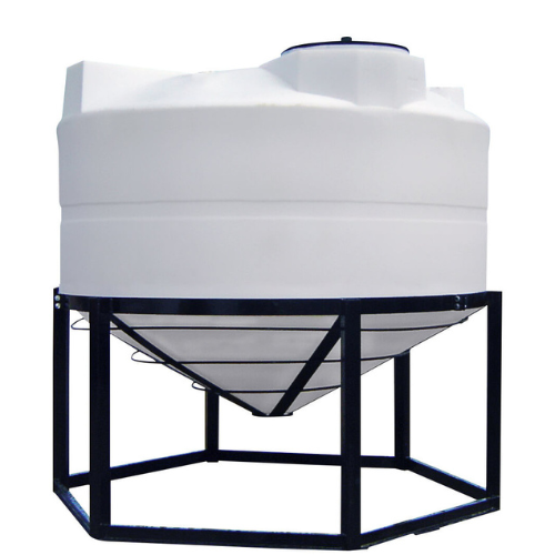 600 Gallon Custom Roto-Mold Plastic Cone Bottom Tank (MPN 600 CB)