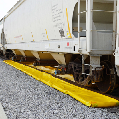 ENPAC 56"W X 60'L Railcar Center Washdown Berm (MPN: 49-5660-YE-RRC)
