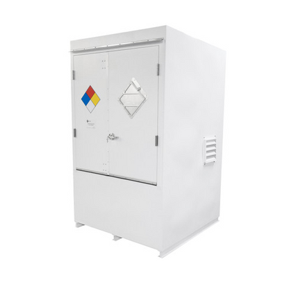 ENPAC Steel IBC Tote Hazmat Storage Locker,  (MPN:9569-WH)