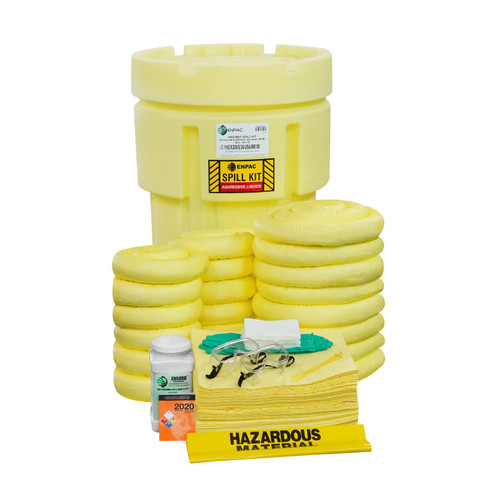 ENPAC 65-Gallon Salvage Drum Spill Kit, Aggressive (MPN:1361-YE)