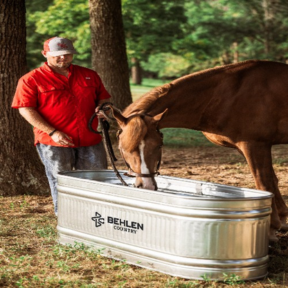 165 Gallon Behlen Country 2' x 2' x 6' Farmstead Oval Galvanized Tank (MPN: 50130048)